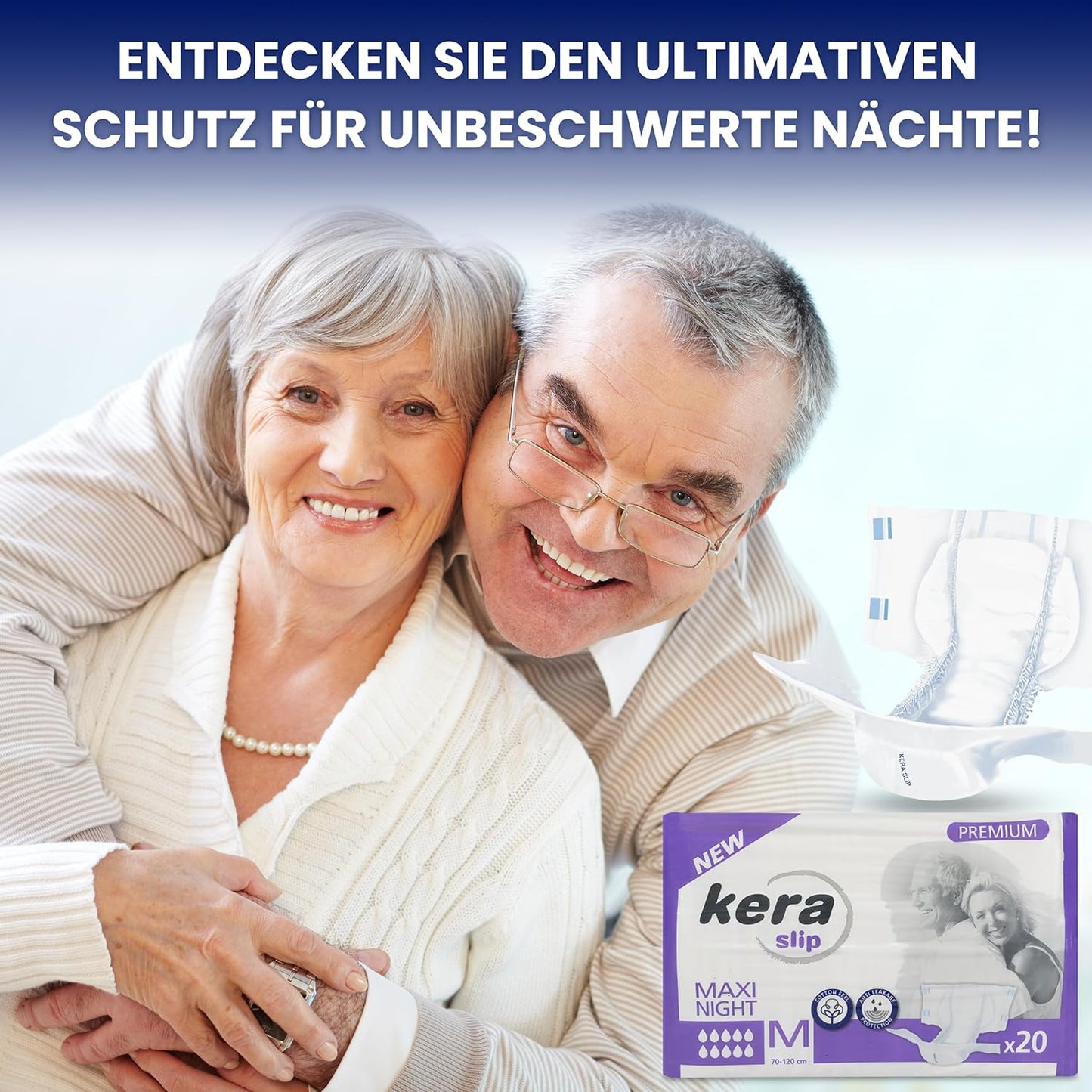 Kera Windel Slip Maxi Night - Saugstarke Nachtwindeln für Senioren