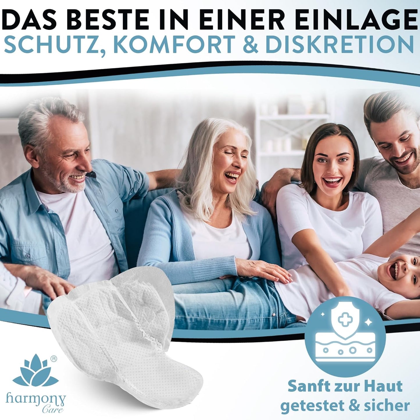 Harmony Care Super - Einlagen für Männer