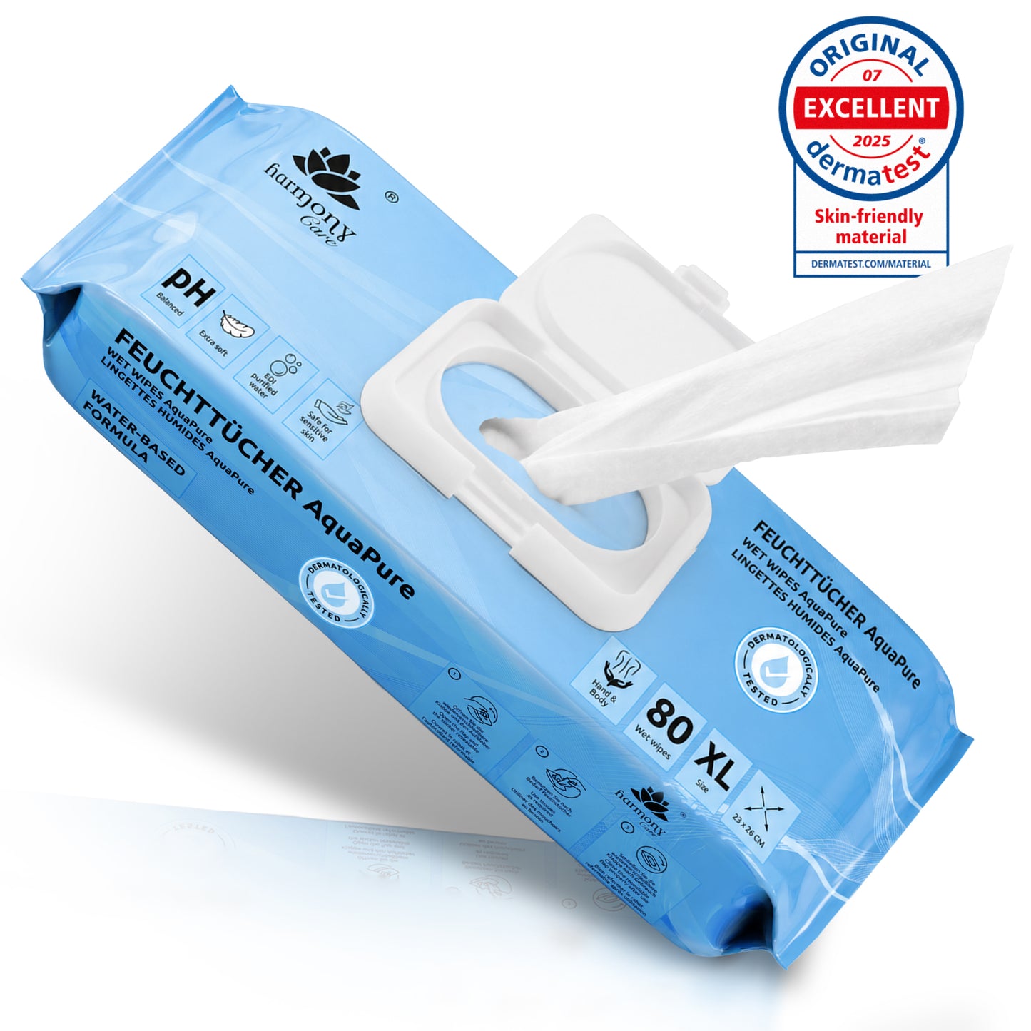 Feuchttücher für Erwachsene XXL - Aqua Pure