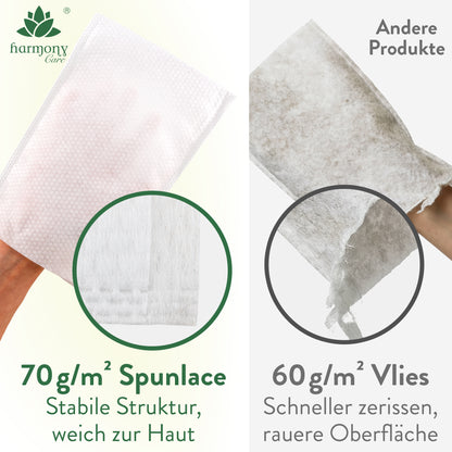 Trockene Waschhandschuhe Premium