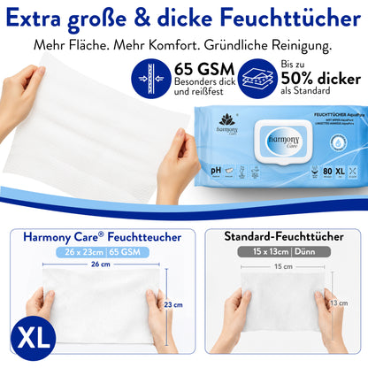 Feuchttücher für Erwachsene XXL - Aqua Pure