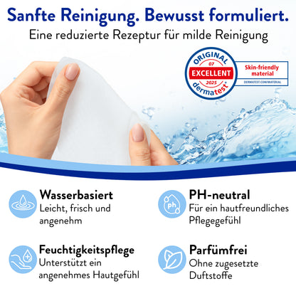 Feuchttücher für Erwachsene XXL - Aqua Pure