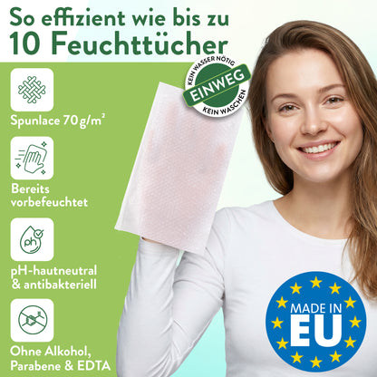 Feuchte Einmal-Waschhandschuhe