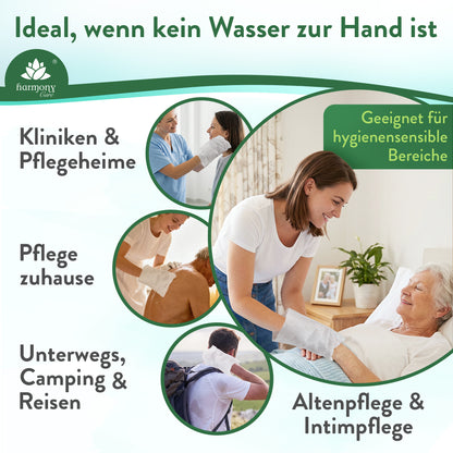 Feuchte Einmal-Waschhandschuhe