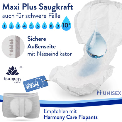 Inkontinenzvorlagen - Form Maxi+