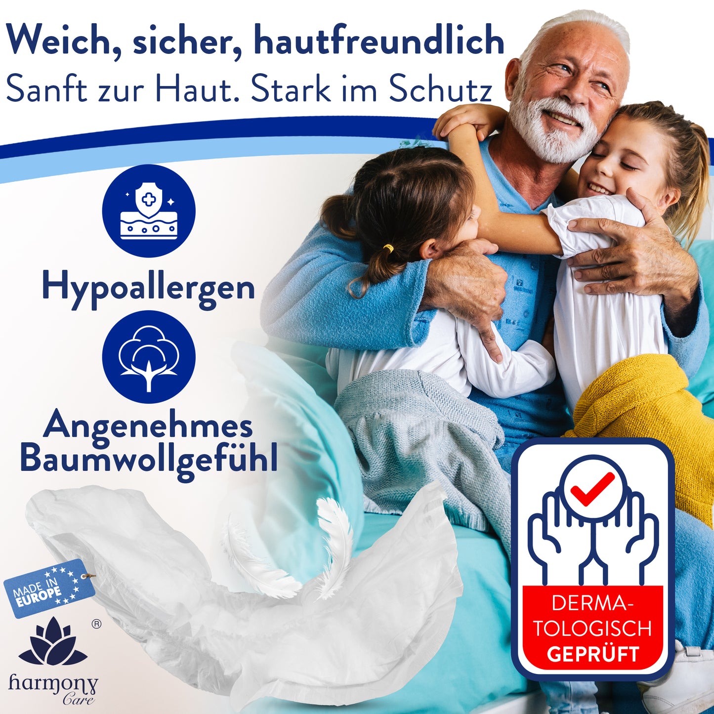 Inkontinenzvorlagen - Form Maxi+