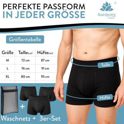 Harmony Care - waschbare Inkontinenz Pants für Männer